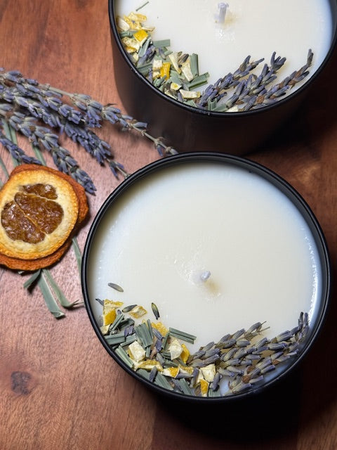 Reiki Charged Intention Candle- Lavender Lemongrass