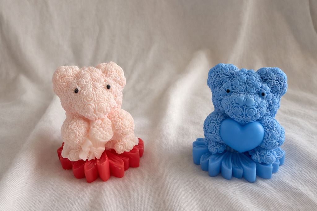 Baby Shower Bear Candle